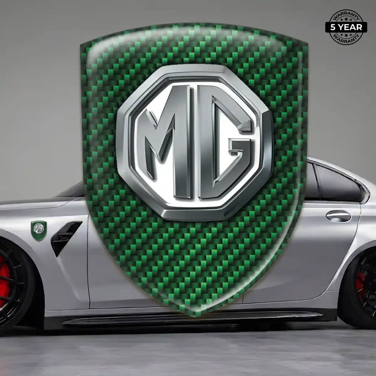 MG Gel Badge Sticker Premium Dome