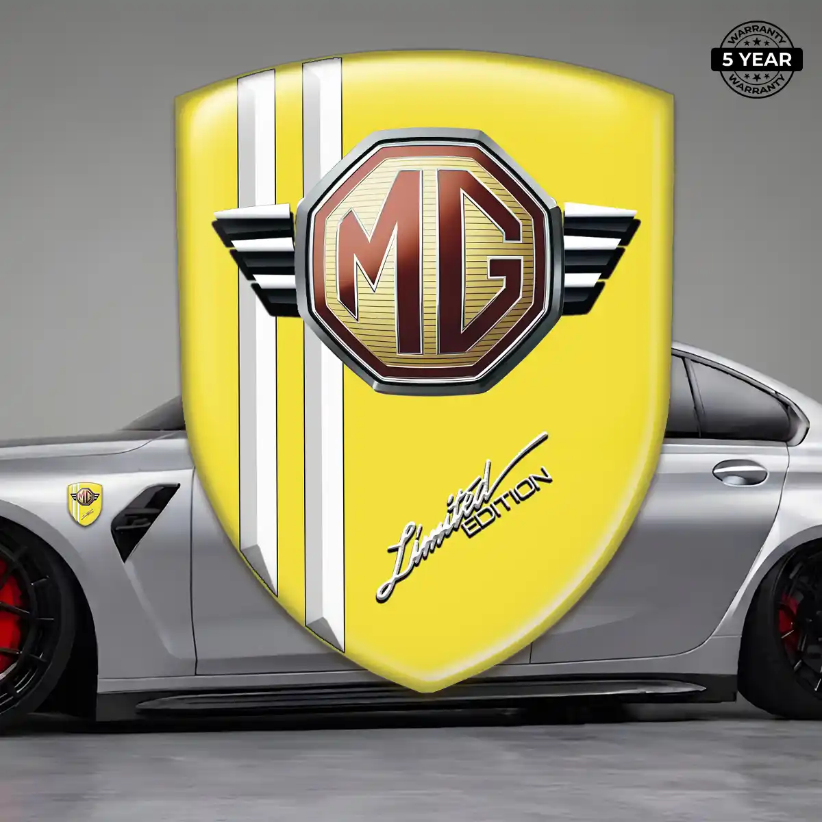 MG Gel Badge Sticker Sleek Style