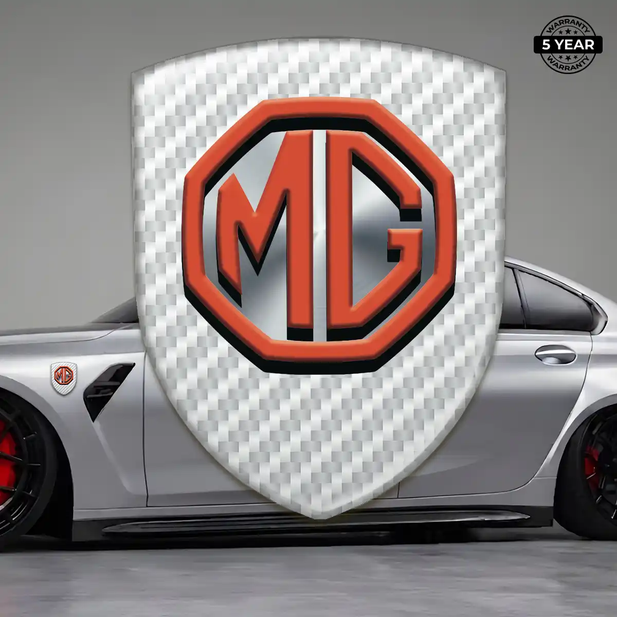 MG Gel Emblem Sticker Elite Finish