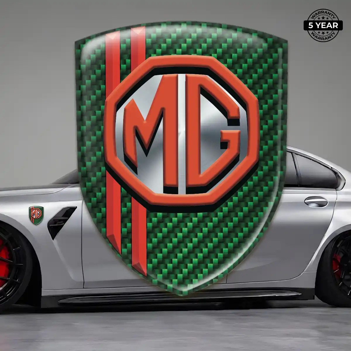 MG Gel Emblem Sticker Interior Luxe