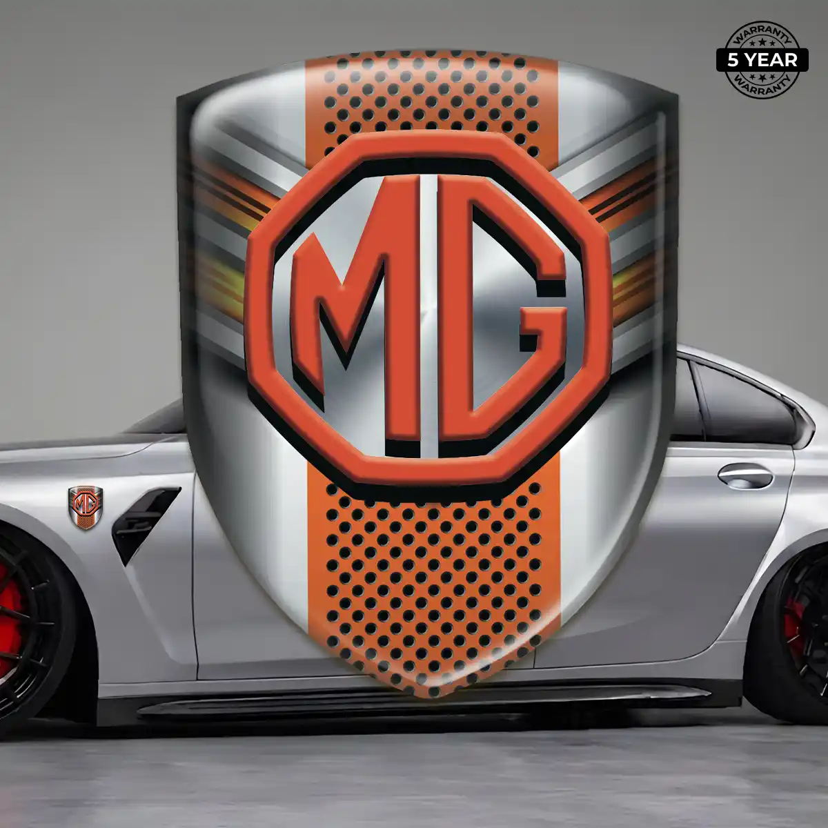MG Gel Emblem Sticker Premium Dome