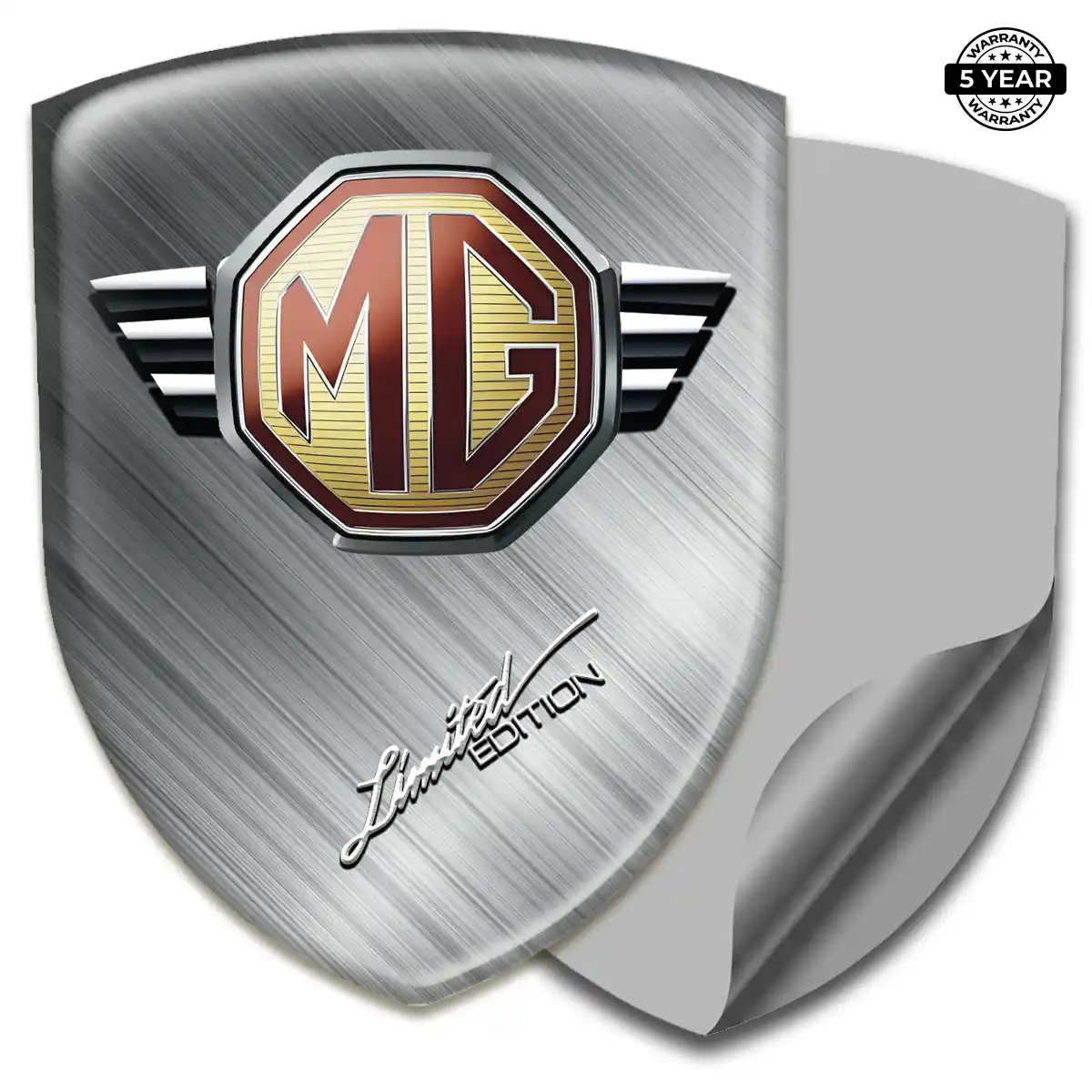 MG Gel Emblem Sticker Prime Quality