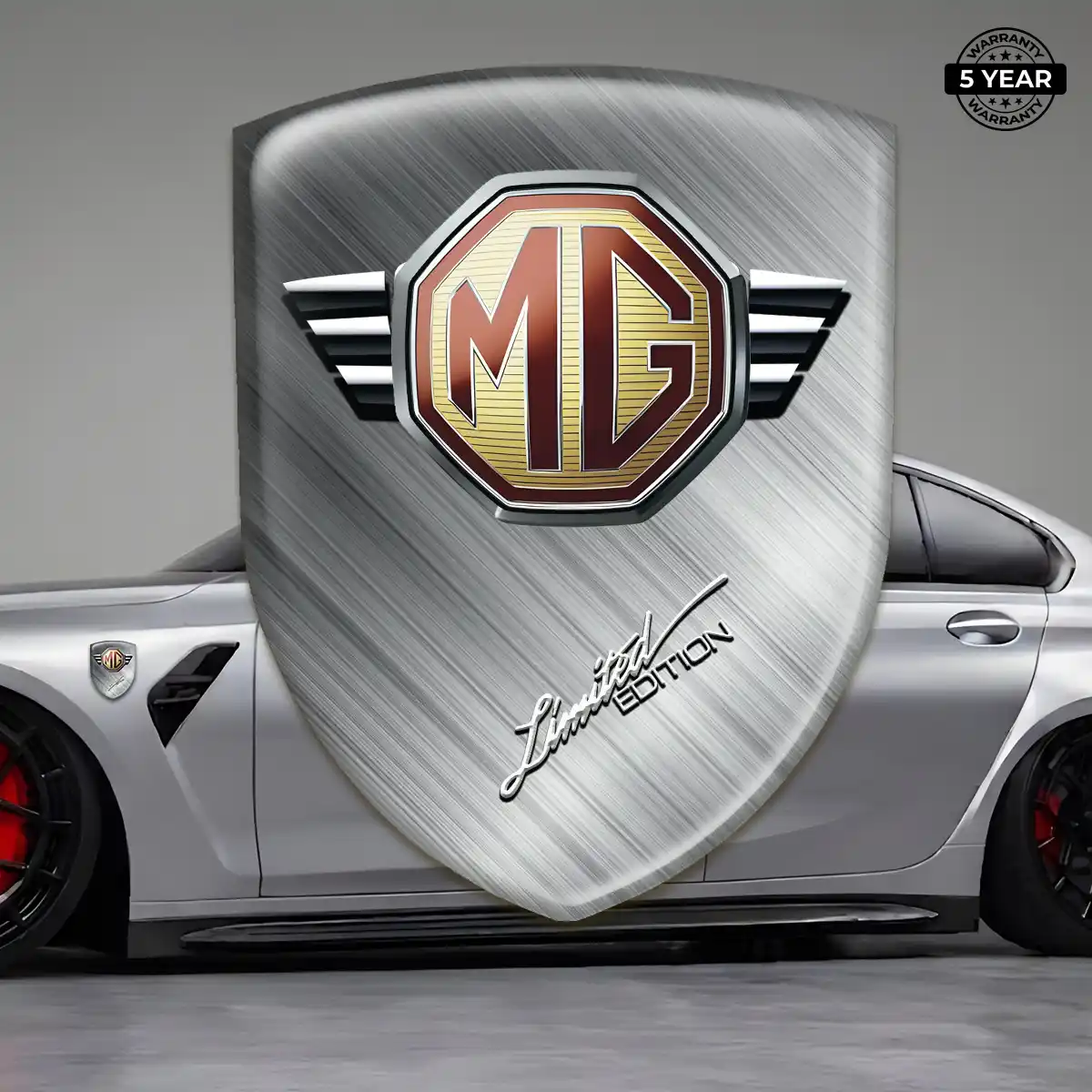 MG Gel Emblem Sticker Prime Quality