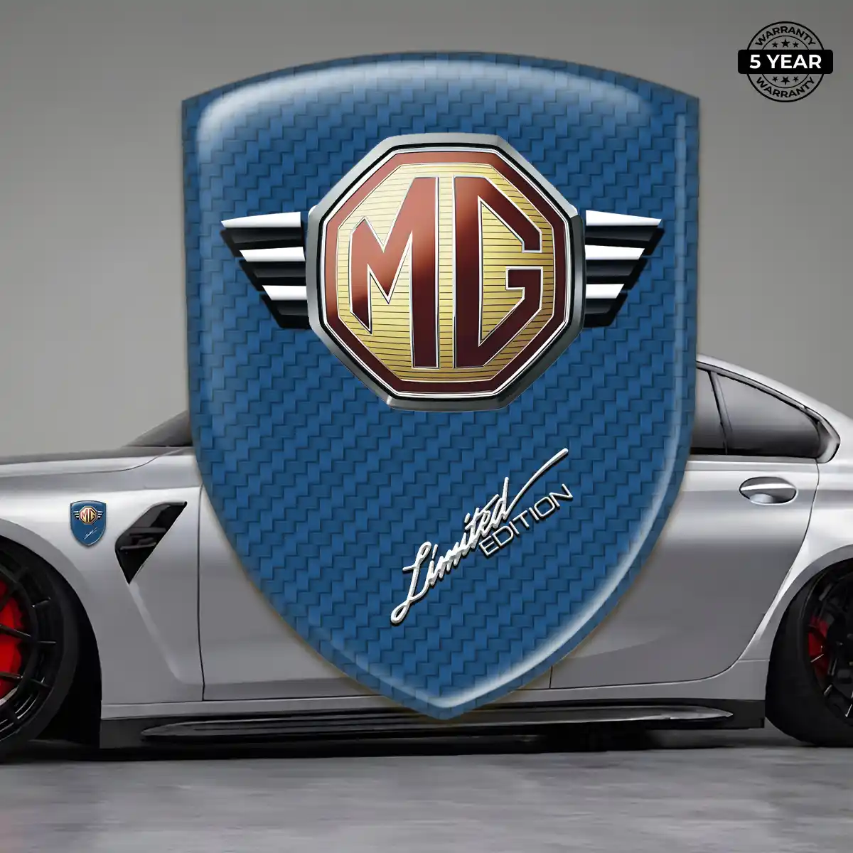 MG Gel Emblem Sticker Resin Luxe