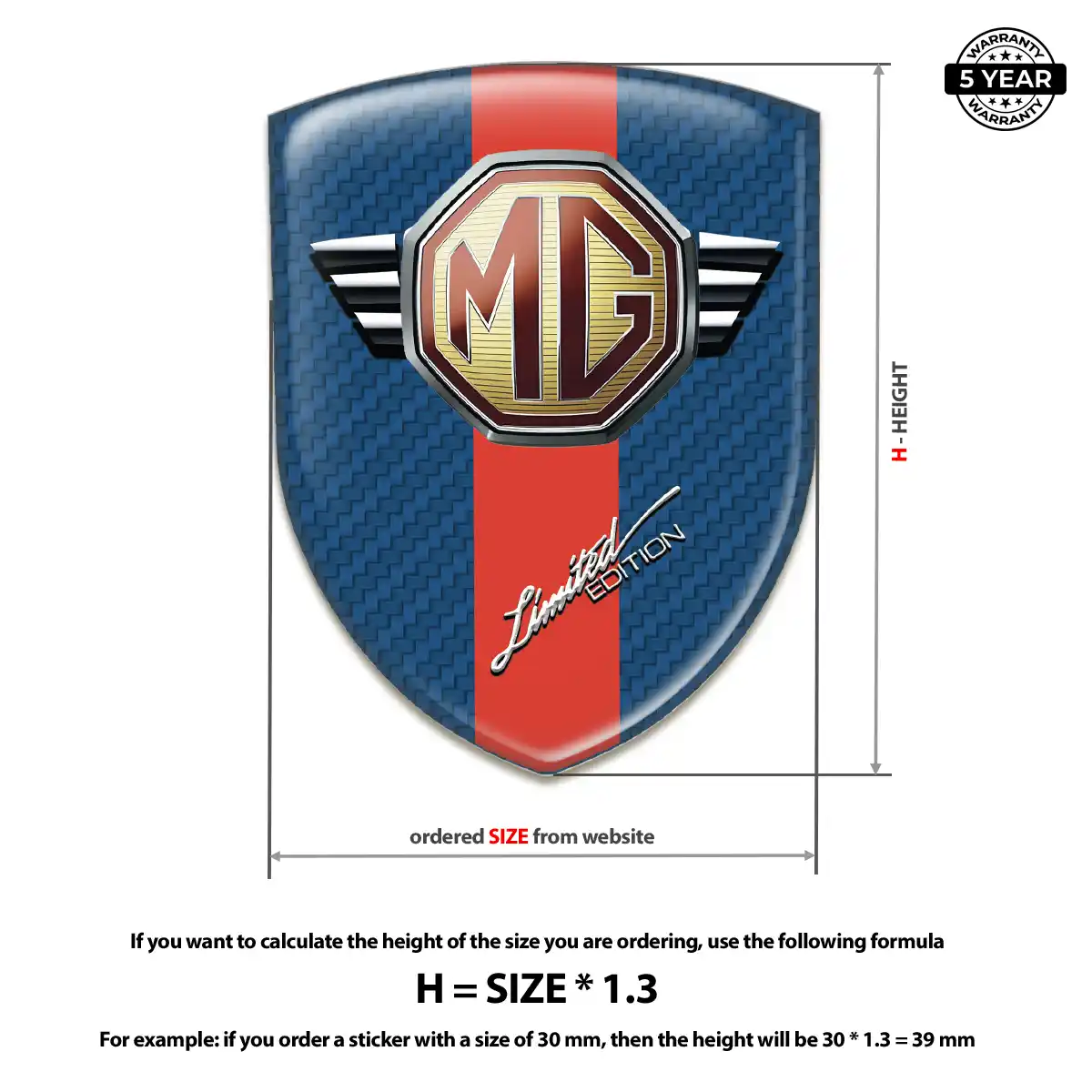 MG Logo Badge Elite Edition