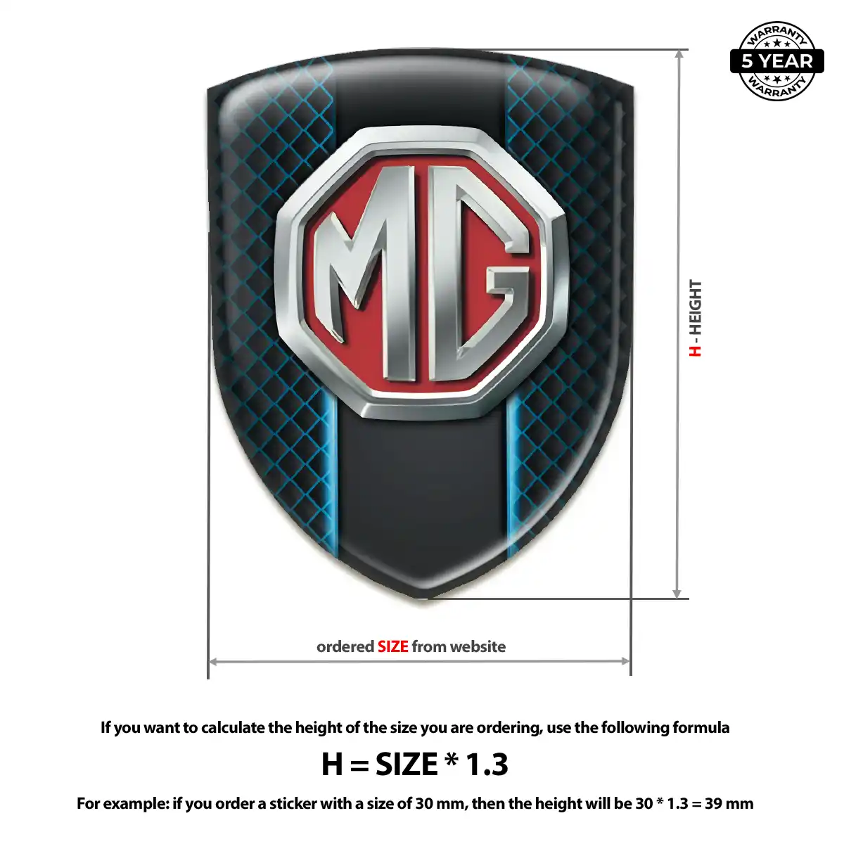 MG Logo Badge Prestige Line
