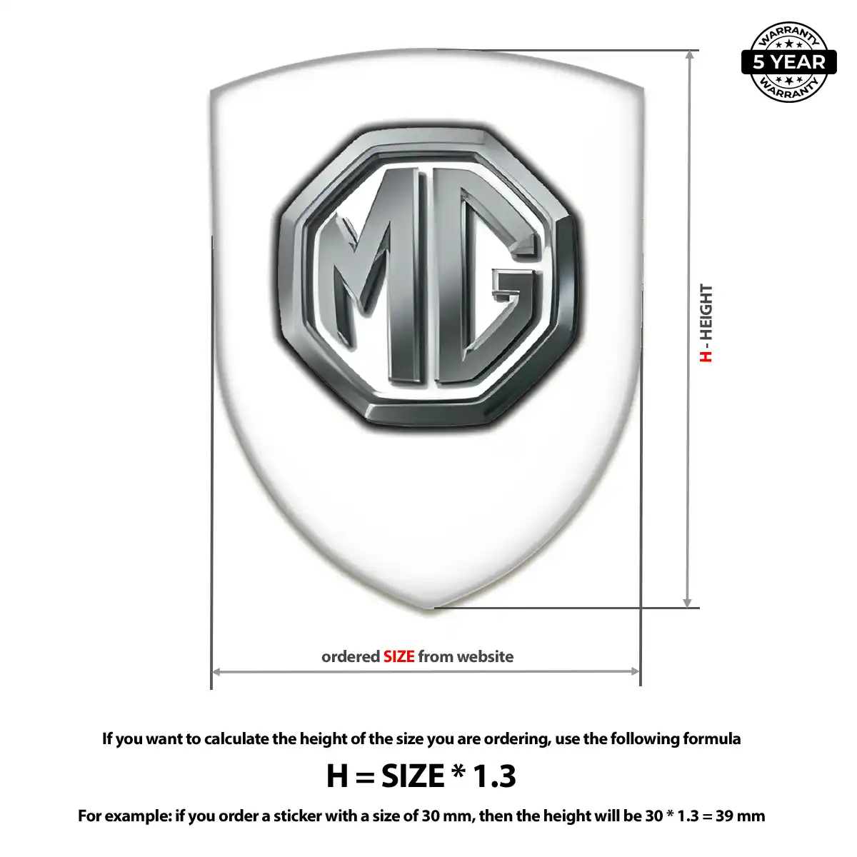 MG Logo Badge Refined Design