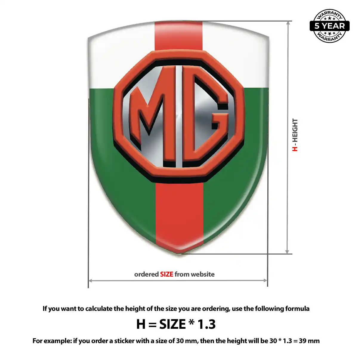 MG Logo Badge Signature Grade