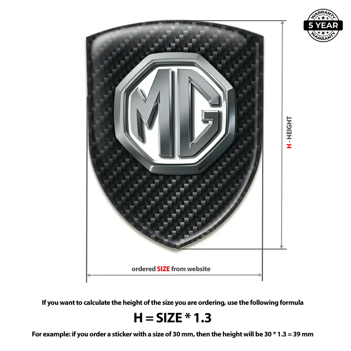 MG Logo Badge Superior Craft