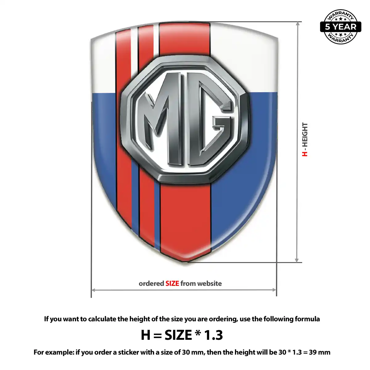 MG Logo Emblem Interior Elegance