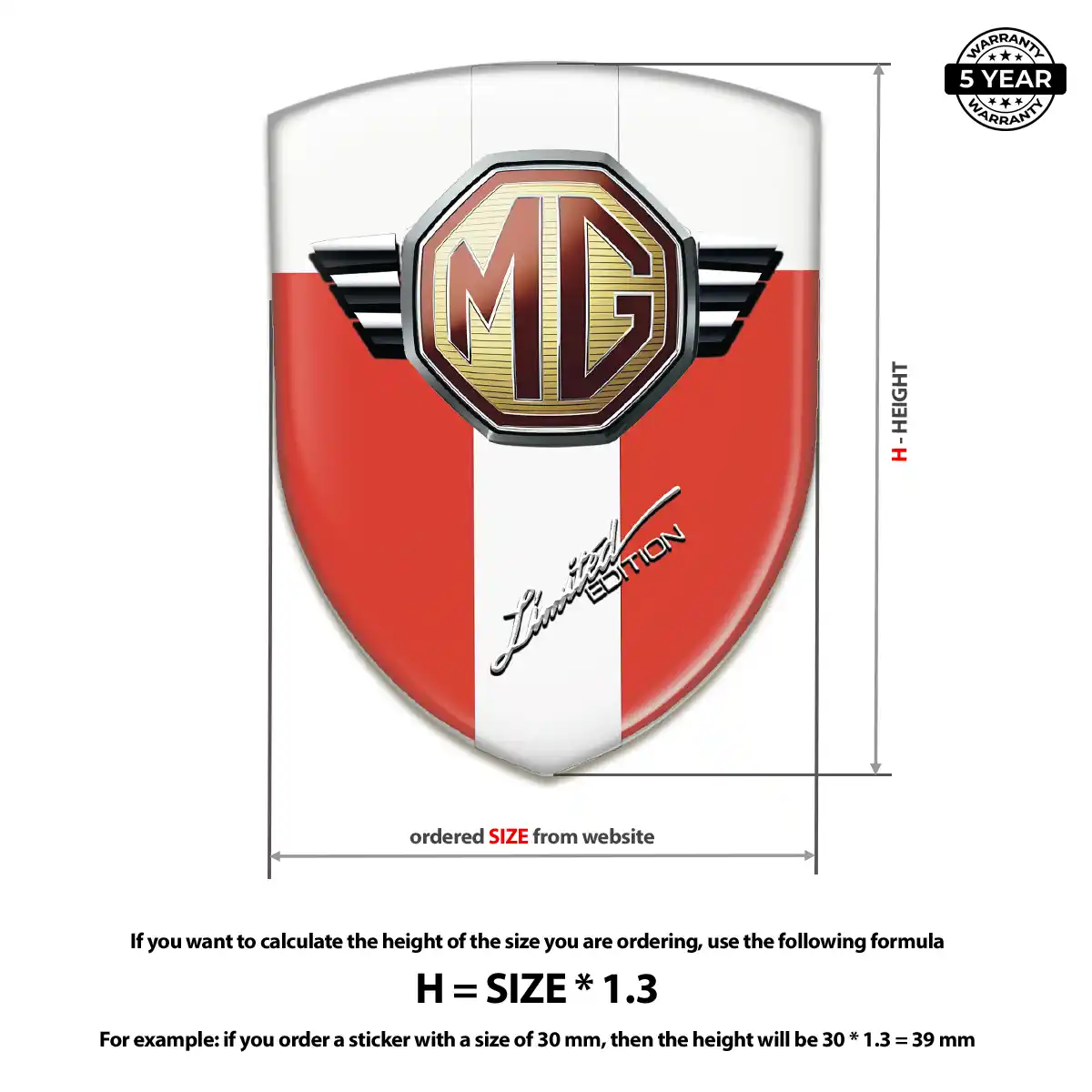 MG Logo Emblem Outer Style