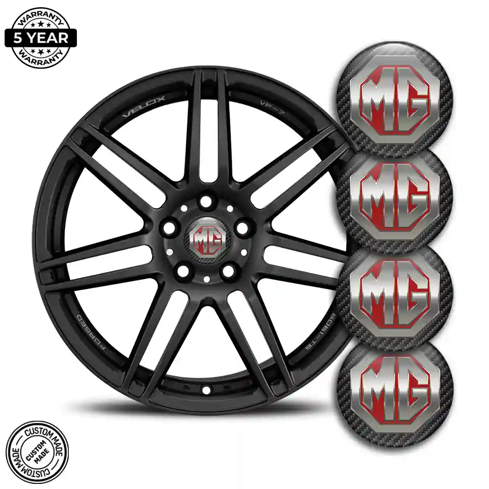 MG Logo Silicone Sticker Sleek Style