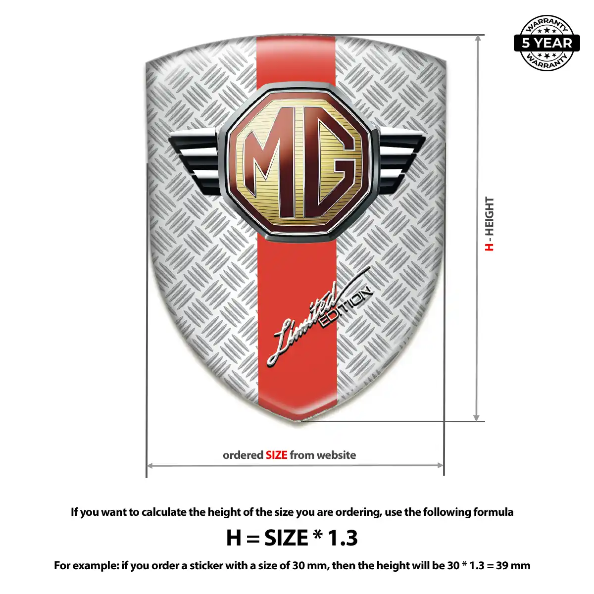 MG Logo Sticker Deluxe Edition