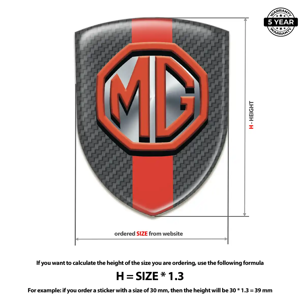 MG Logo Sticker Exclusive Series