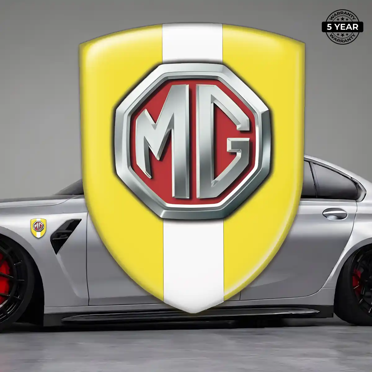 MG Logo Sticker Resin Luxe