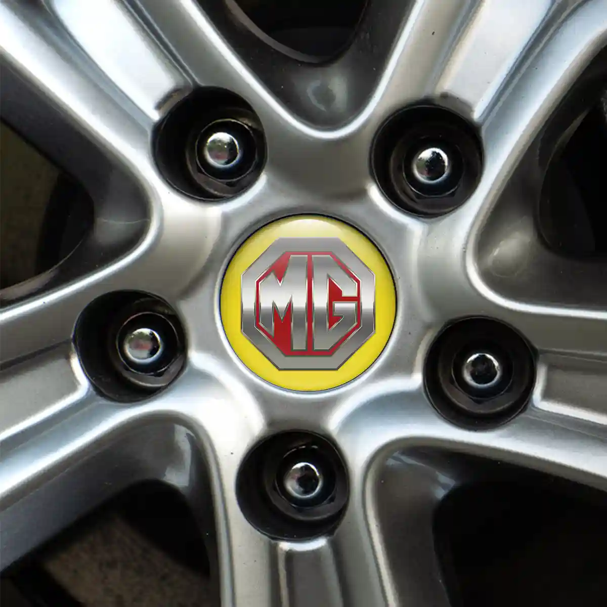 MG Logo Sticker Sleek Style