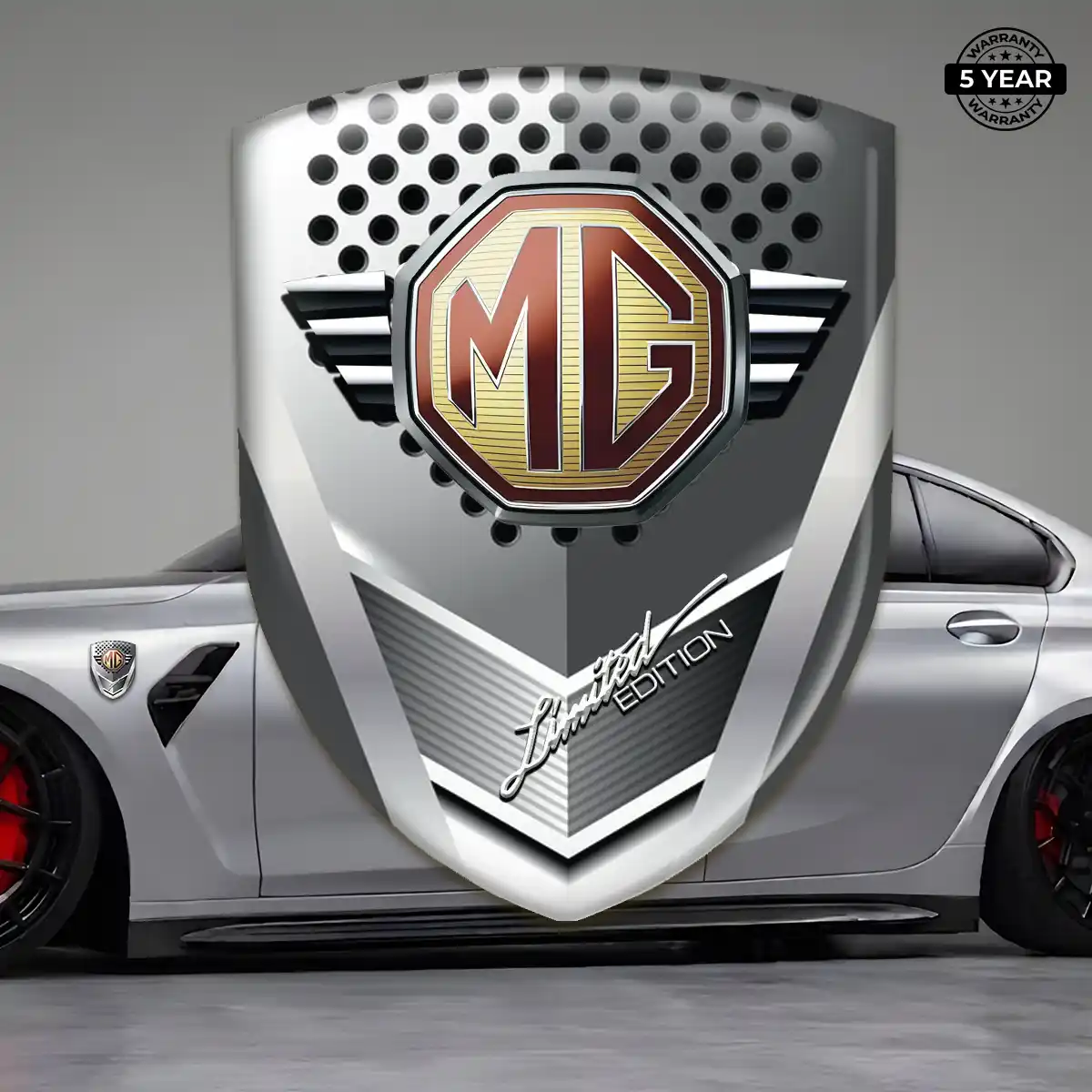 MG Polyurethane Domed Sticker Cabin Style