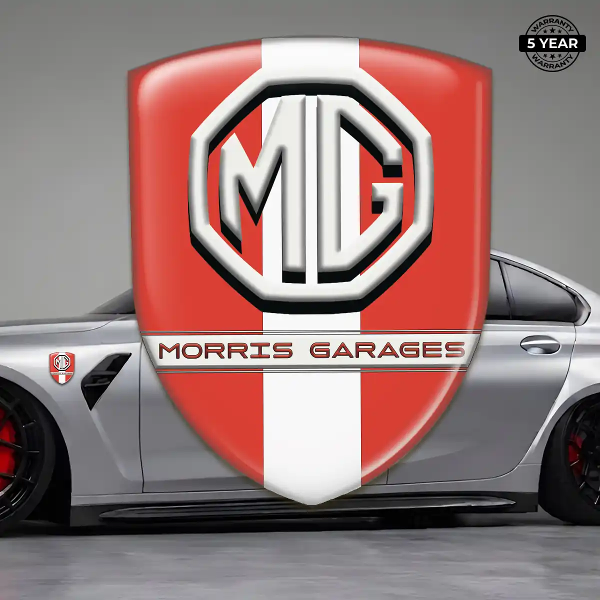 MG Polyurethane Domed Sticker Elite Edition