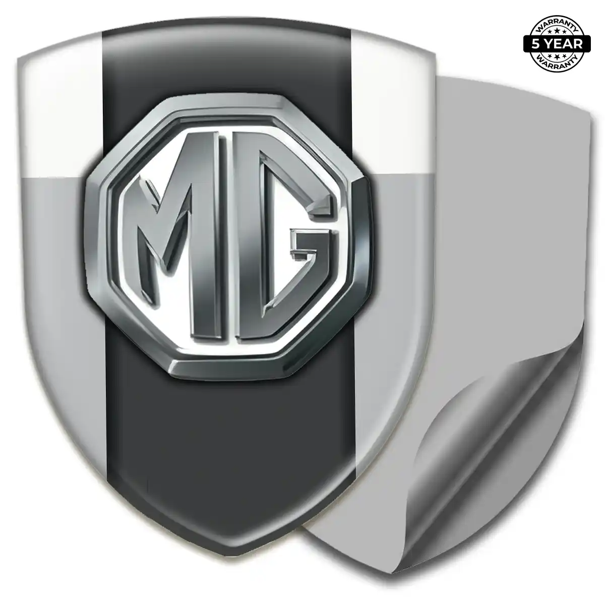MG Polyurethane Domed Sticker Elite Finish