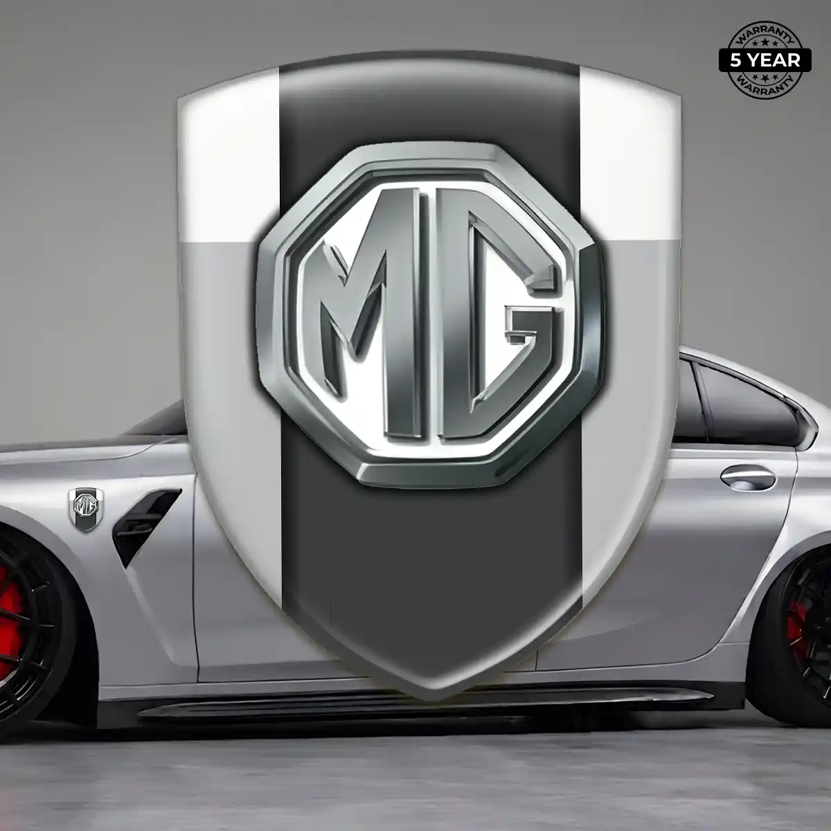 MG Polyurethane Domed Sticker Elite Finish