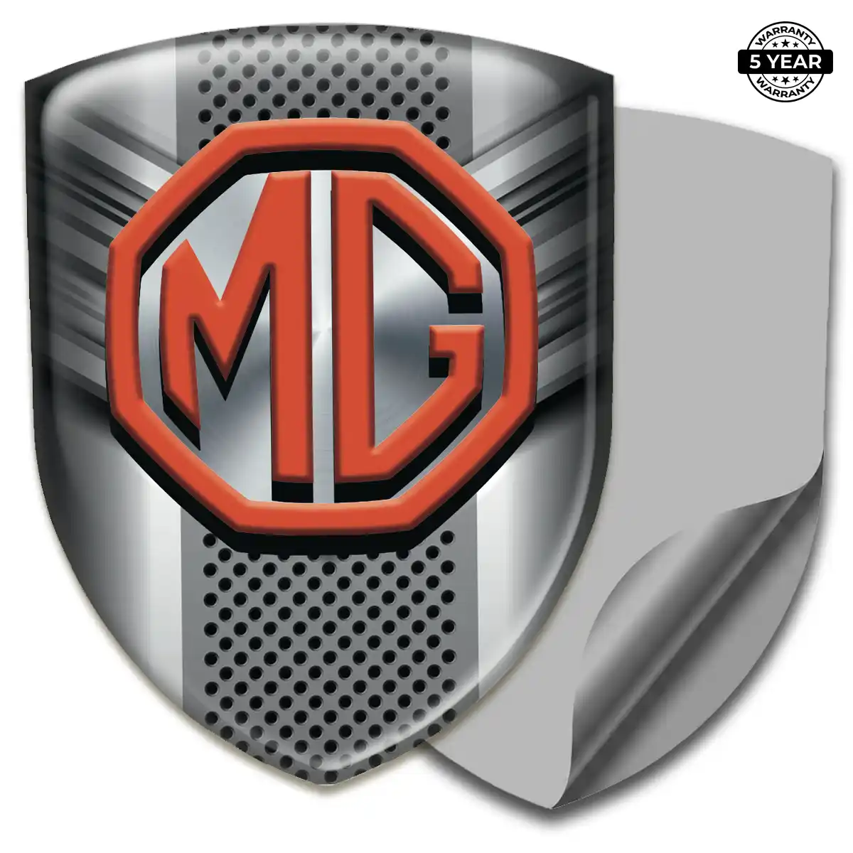 MG Polyurethane Domed Sticker Exterior Luxe