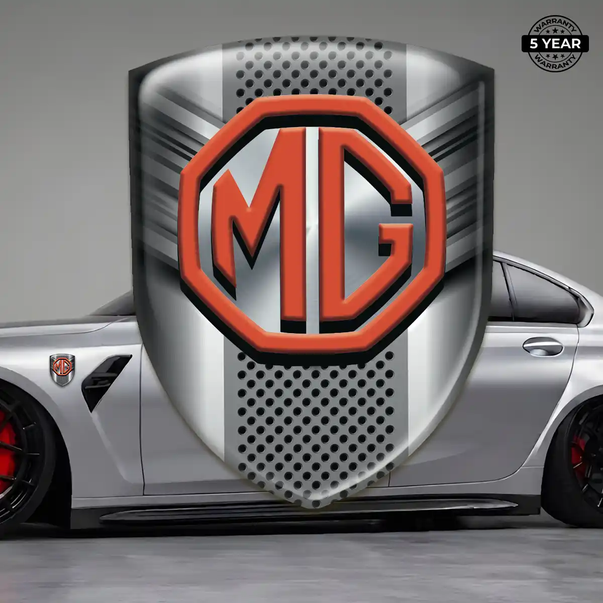 MG Polyurethane Domed Sticker Exterior Luxe