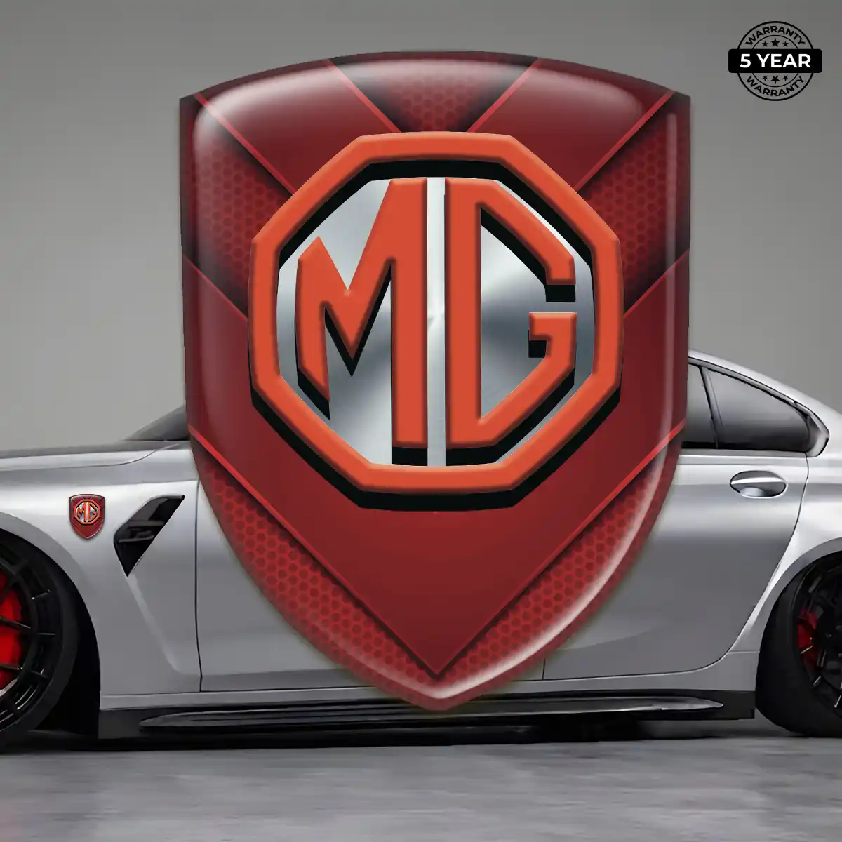 MG Polyurethane Domed Sticker Prime Quality