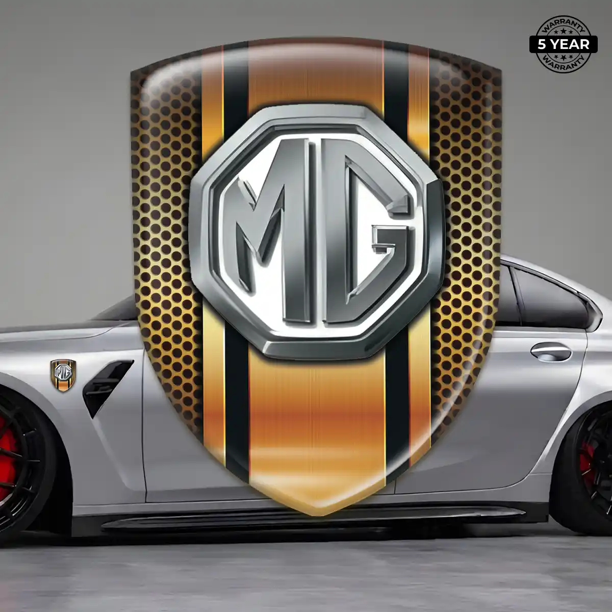 MG Resin Badge Sticker Elite Finish