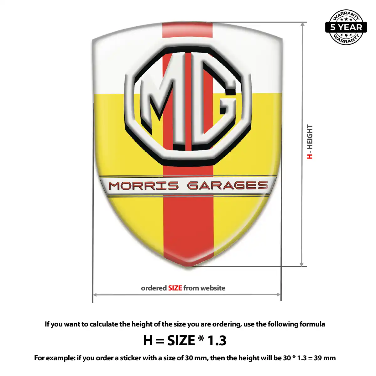 MG Resin Badge Sticker Exclusive Series