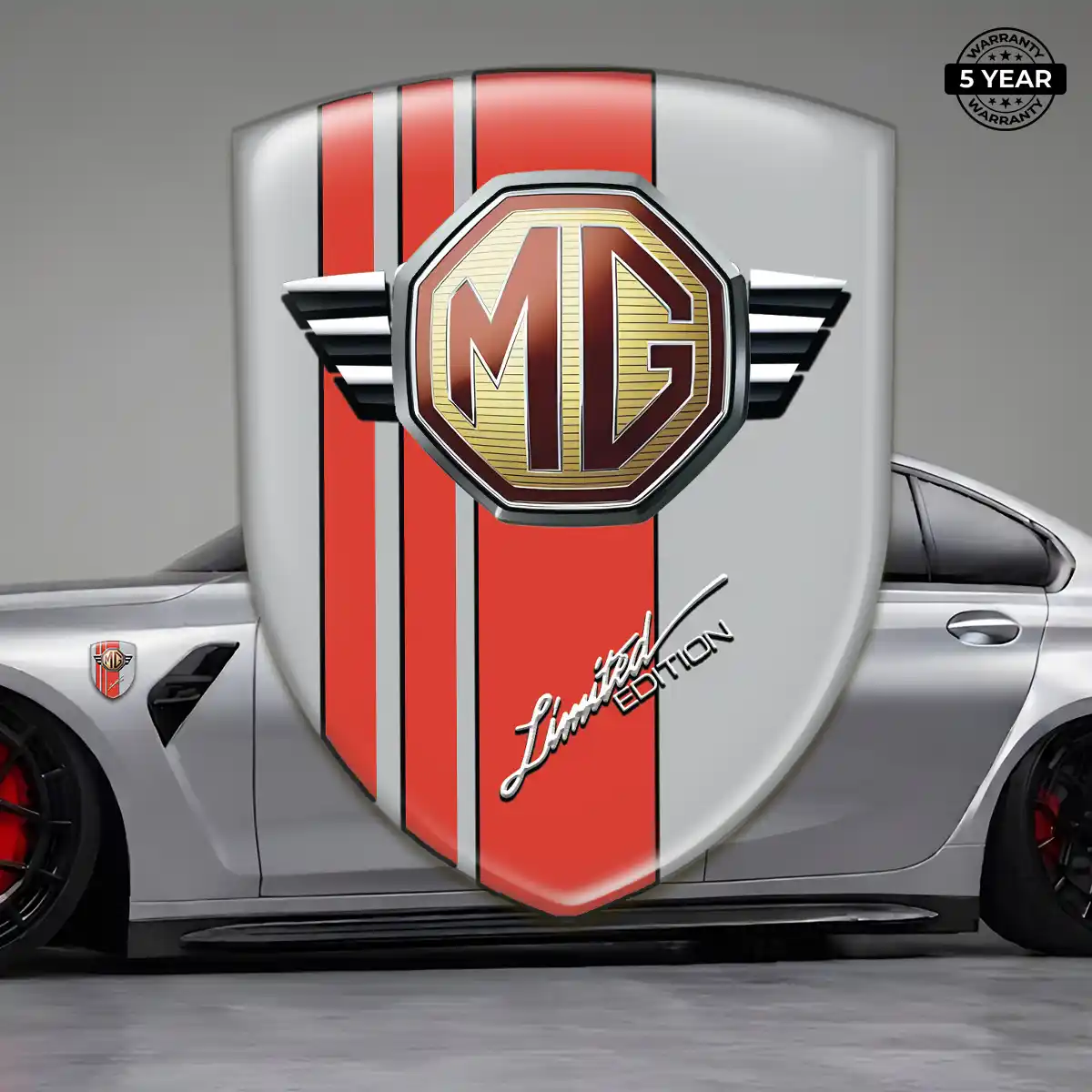 MG Resin Badge Sticker Interior Elegance