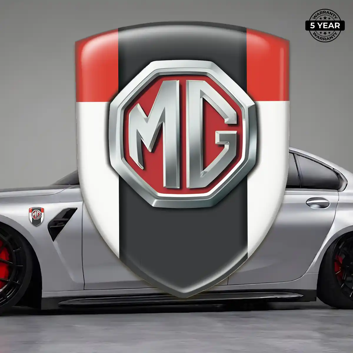MG Resin Badge Sticker Premium Dome