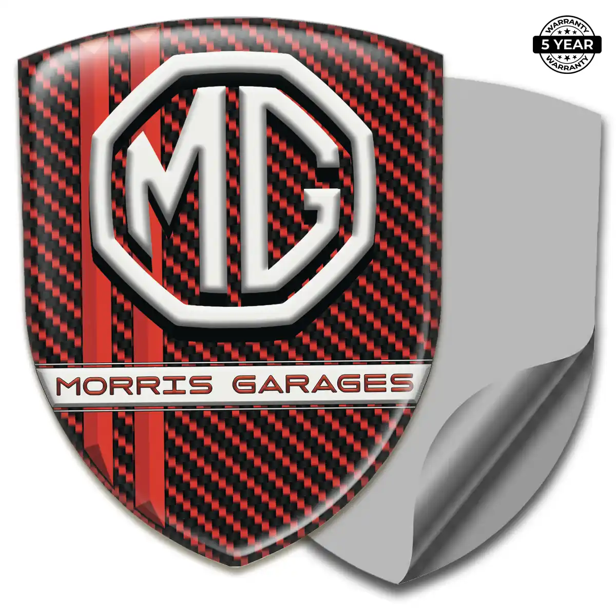 MG Resin Badge Sticker Refined Design