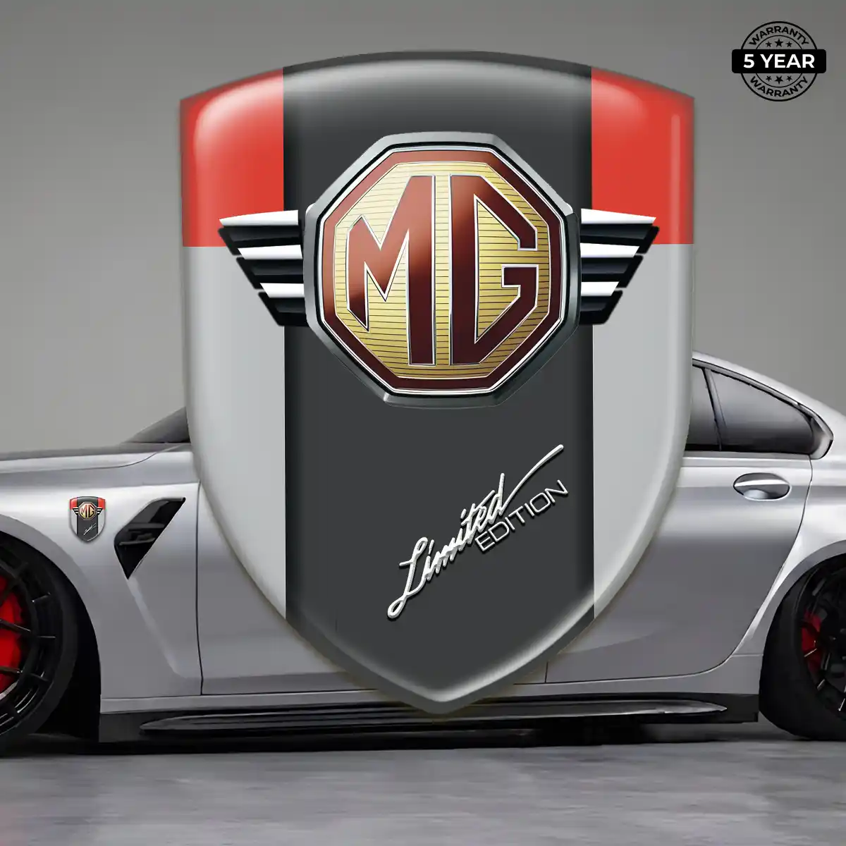 MG Resin Badge Sticker Resin Luxe