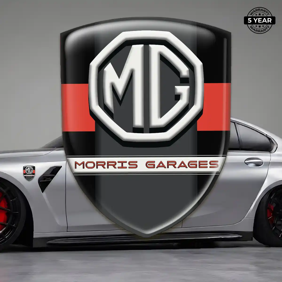 MG Resin Domed Sticker Exterior Luxe