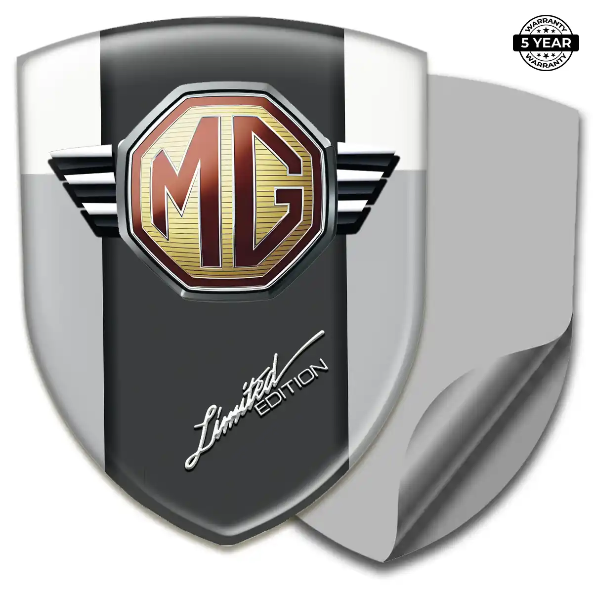 MG Resin Domed Sticker Interior Luxe