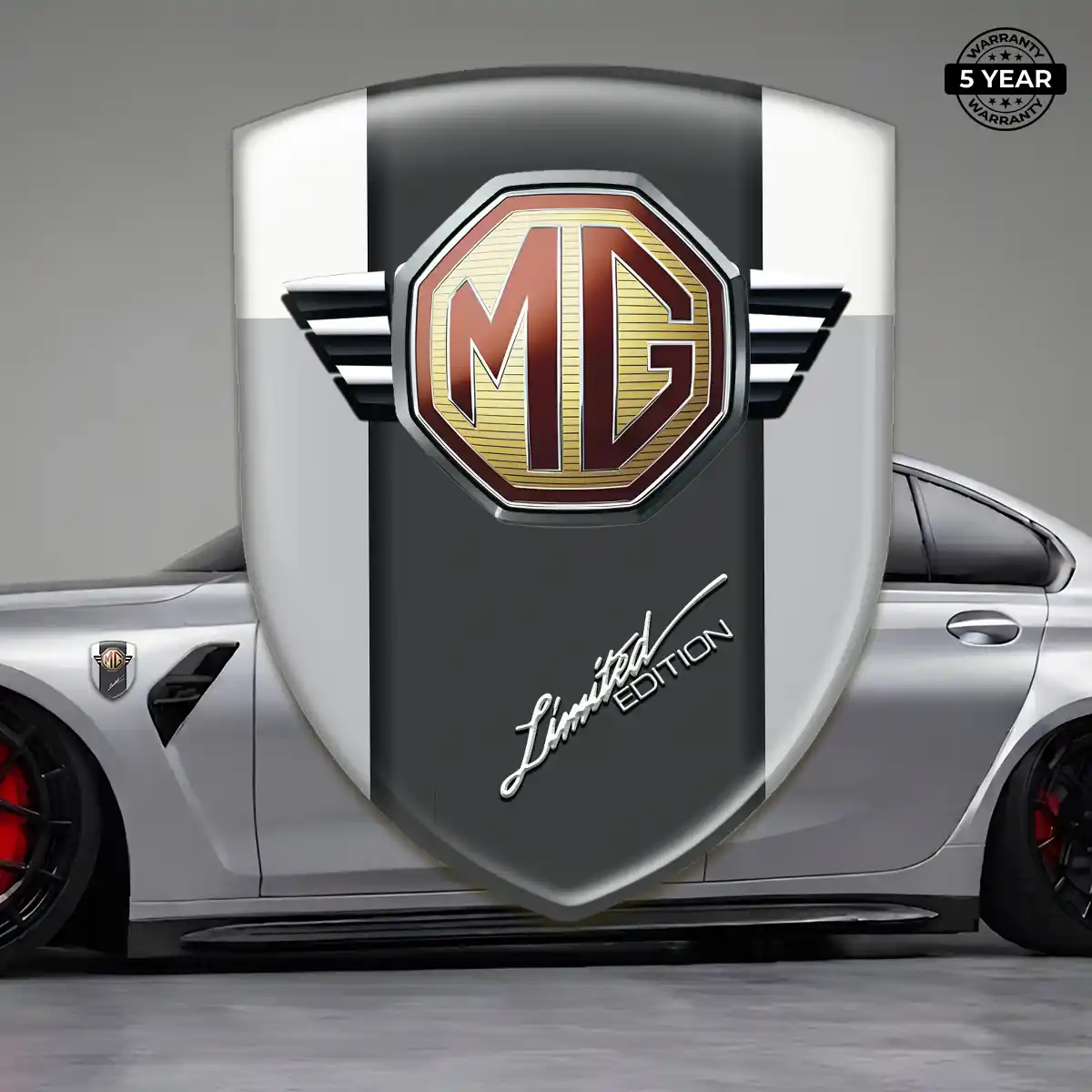 MG Resin Domed Sticker Interior Luxe