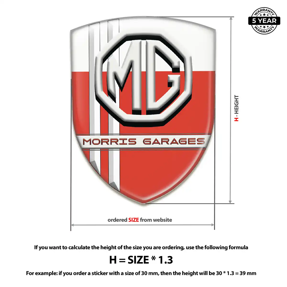 MG Resin Domed Sticker Superior Craft
