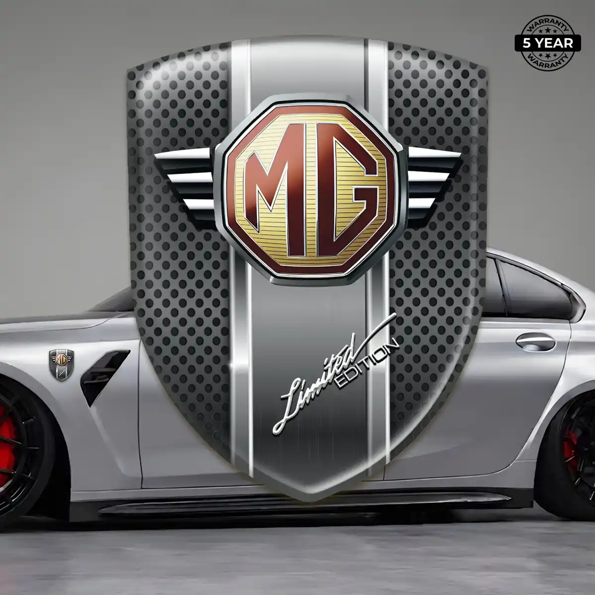 MG Resin Emblem Sticker Cabin Style