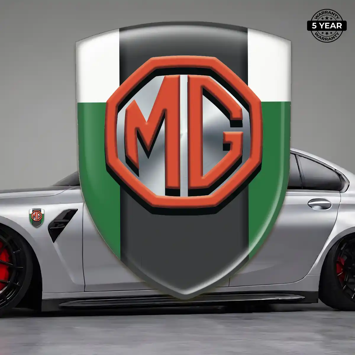MG Resin Emblem Sticker Premium Dome
