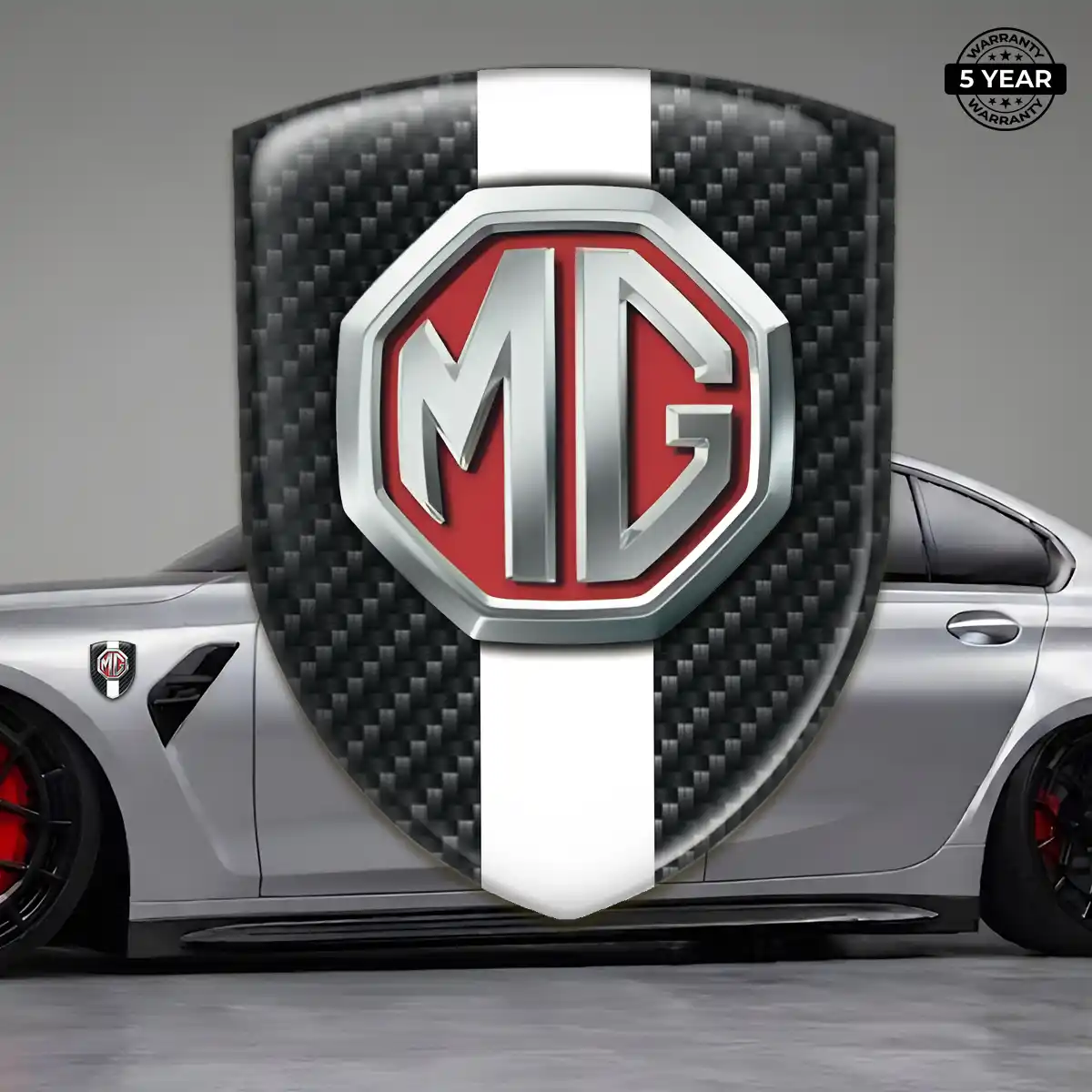 MG Resin Emblem Sticker Resin Luxe