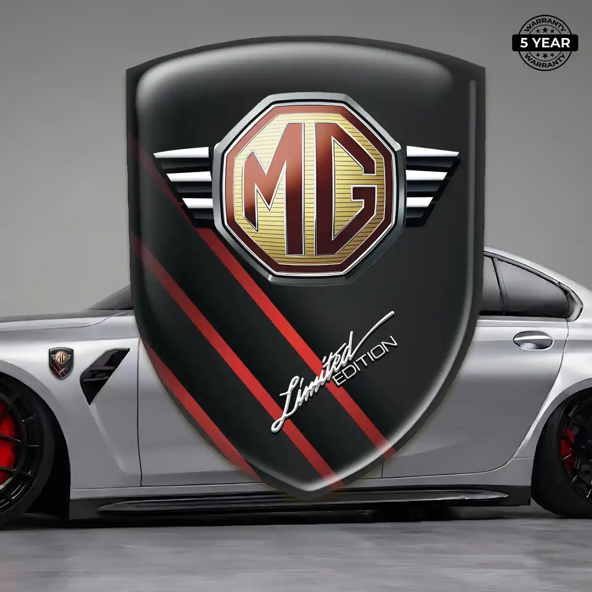 MG Self Adhesive Emblem Sticker Resin Luxe