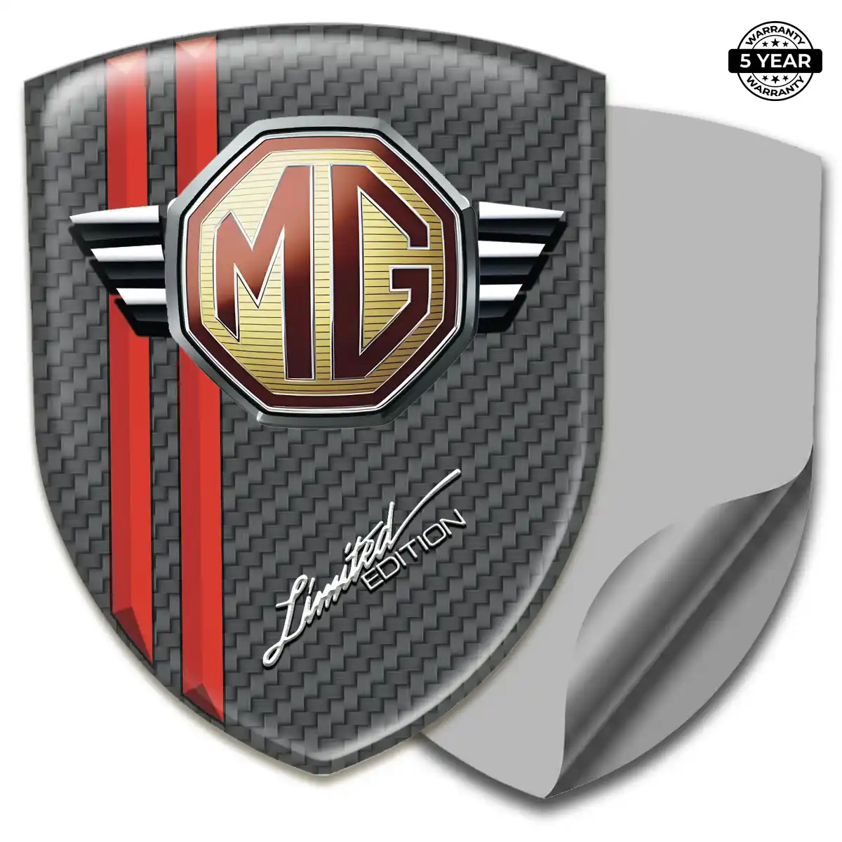 MG Self Adhesive Emblem Sticker Sleek Style