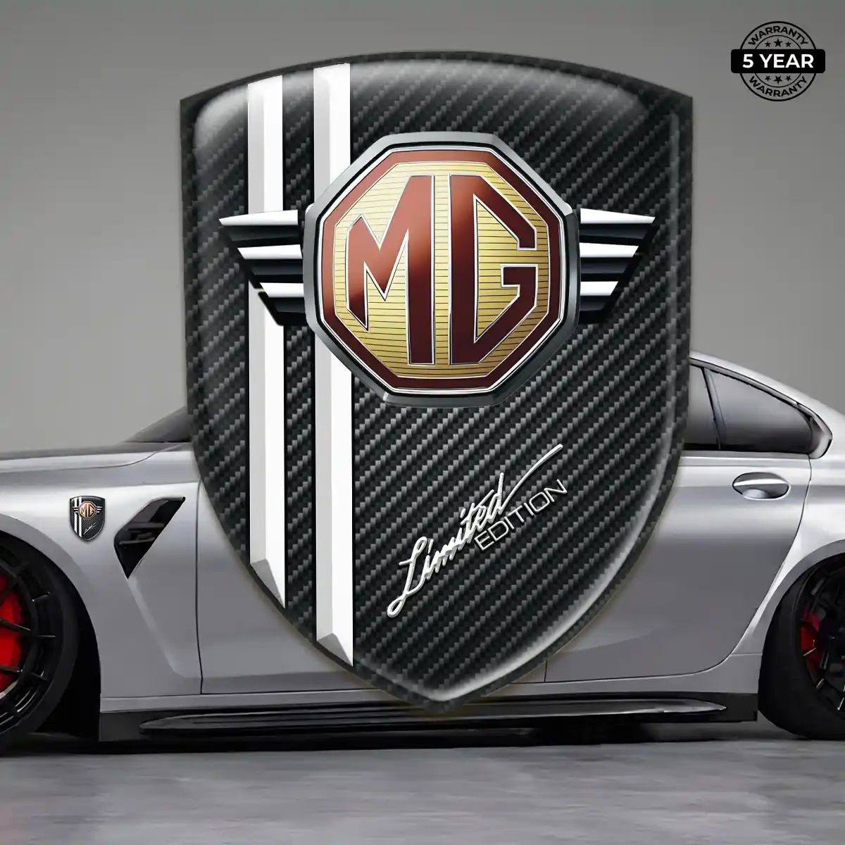 MG Silicone Badge Interior Elegance