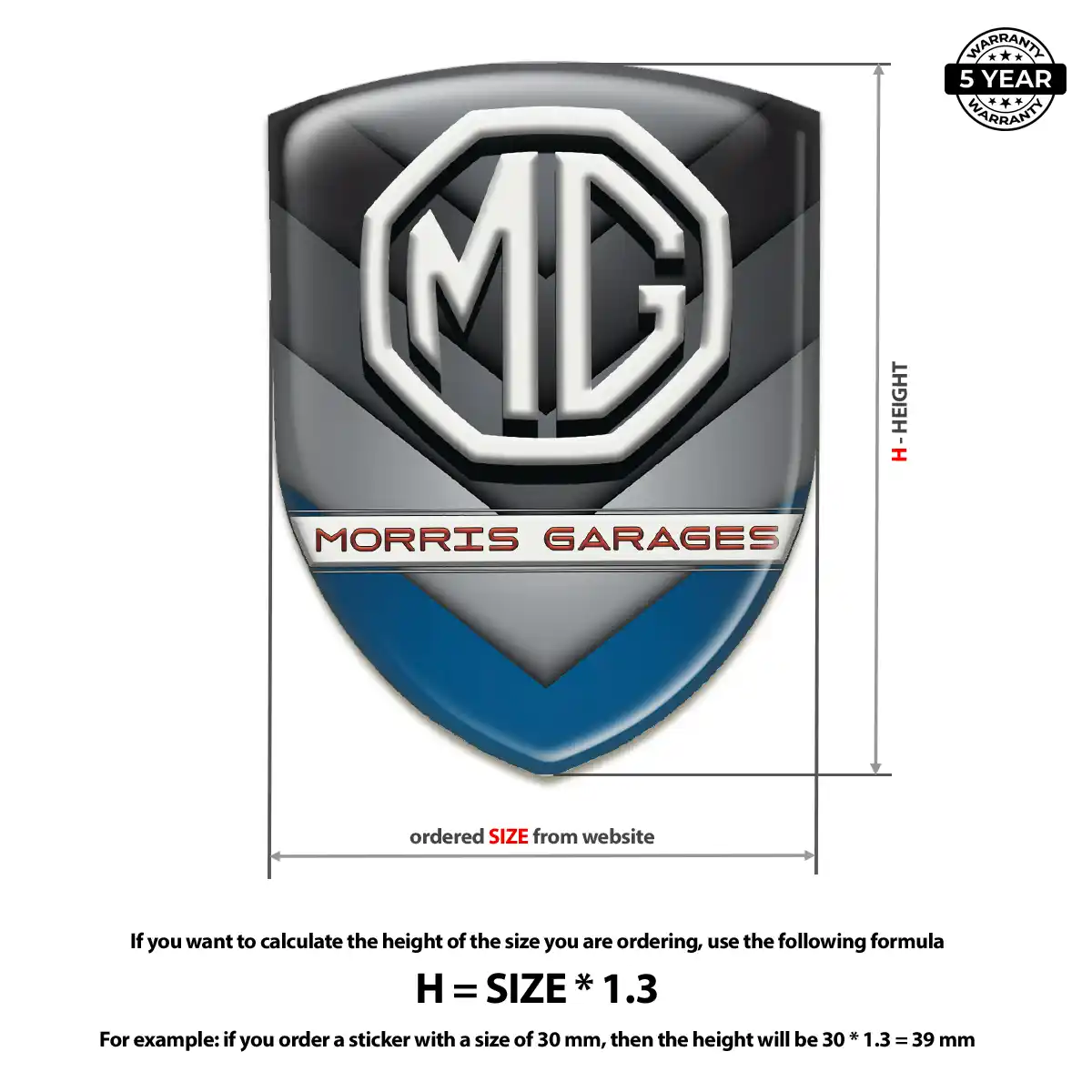 MG Silicone Badge Noble Edition