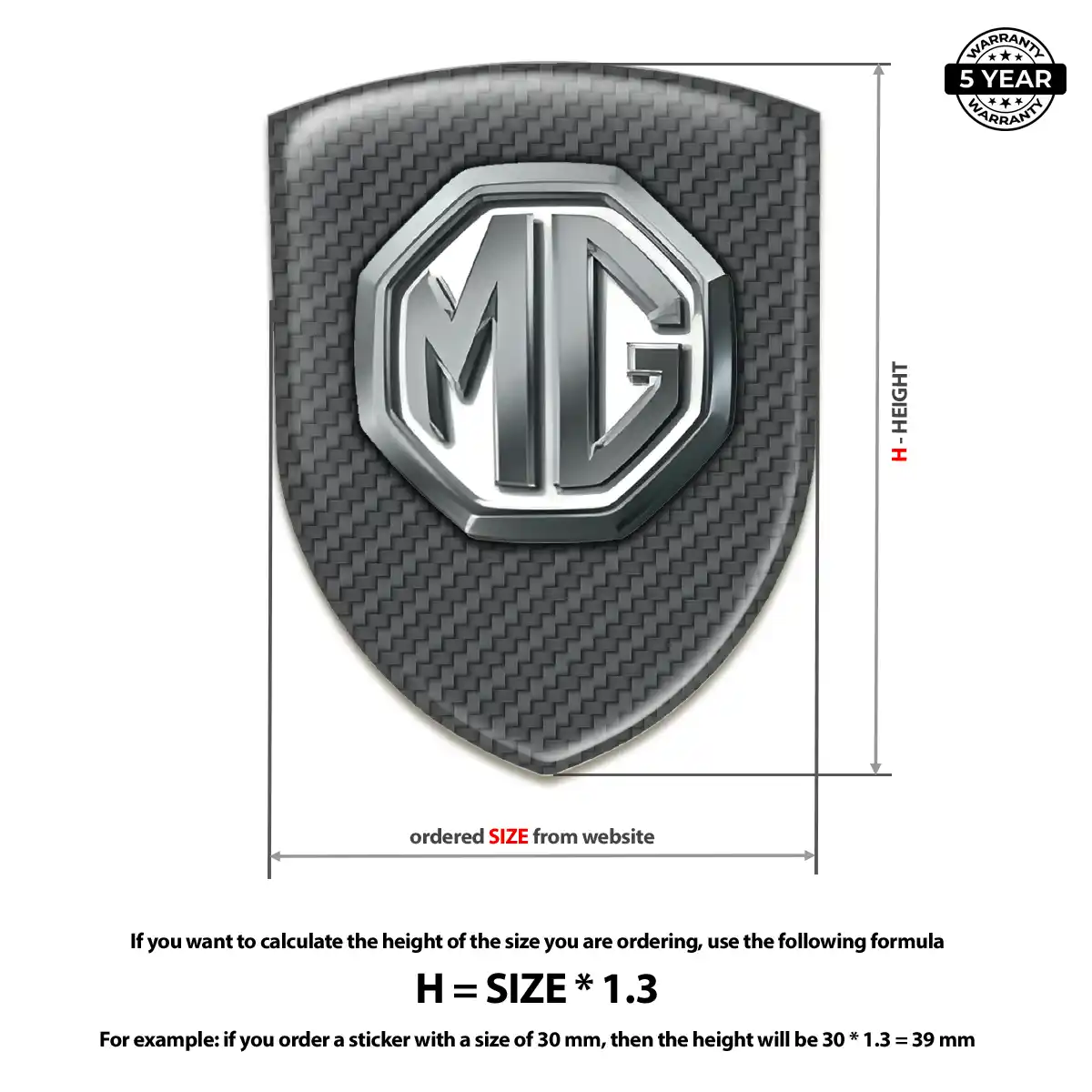 MG Silicone Badge Opulent Line