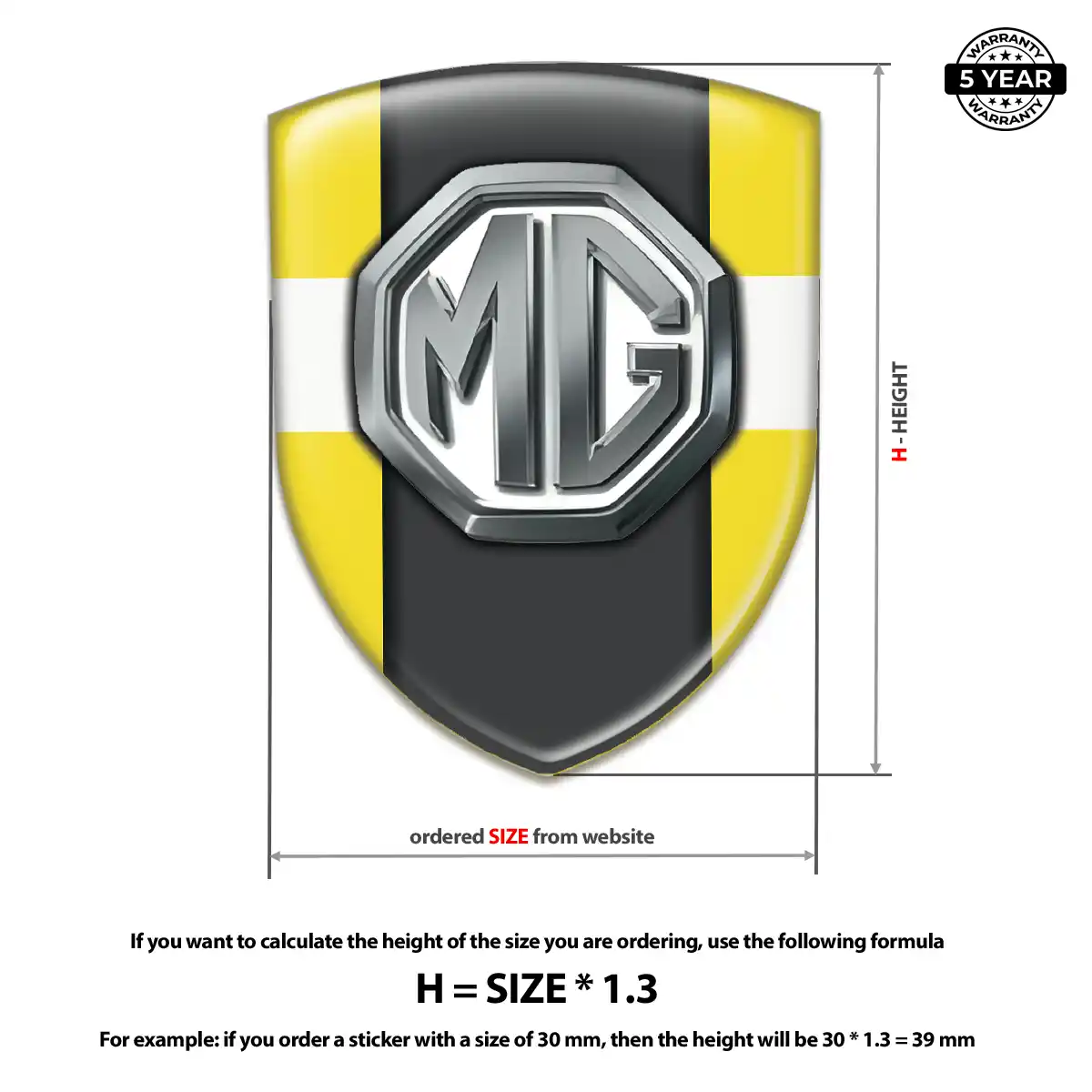MG Silicone Badge Prestige Line