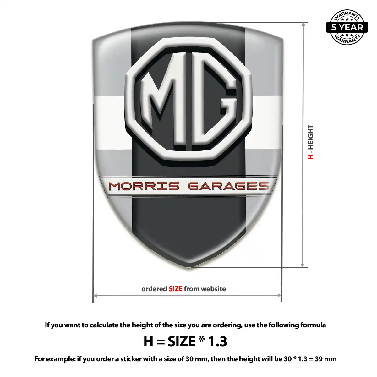MG Silicone Badge Resin Luxe