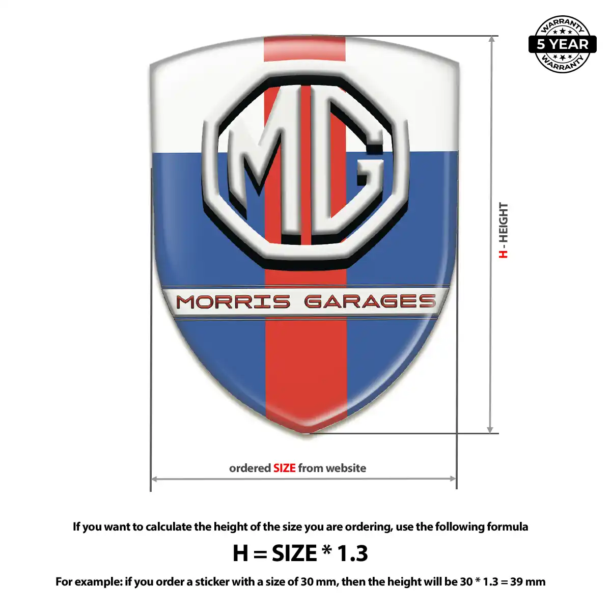 MG Silicone Badge Signature Grade