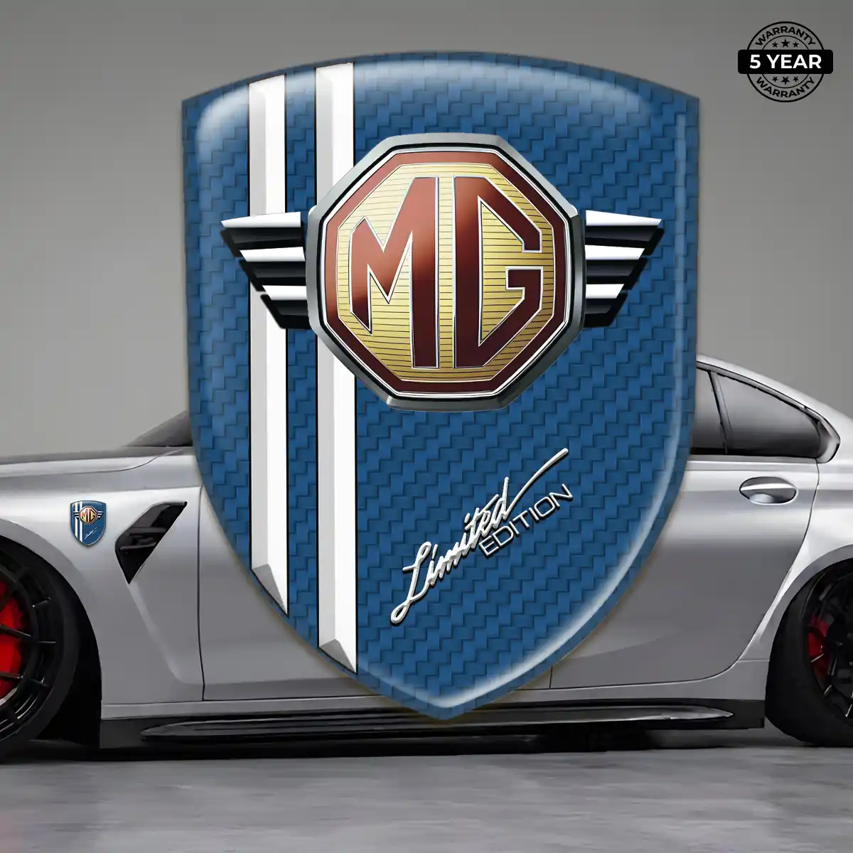 MG Silicone Badge Sleek Style