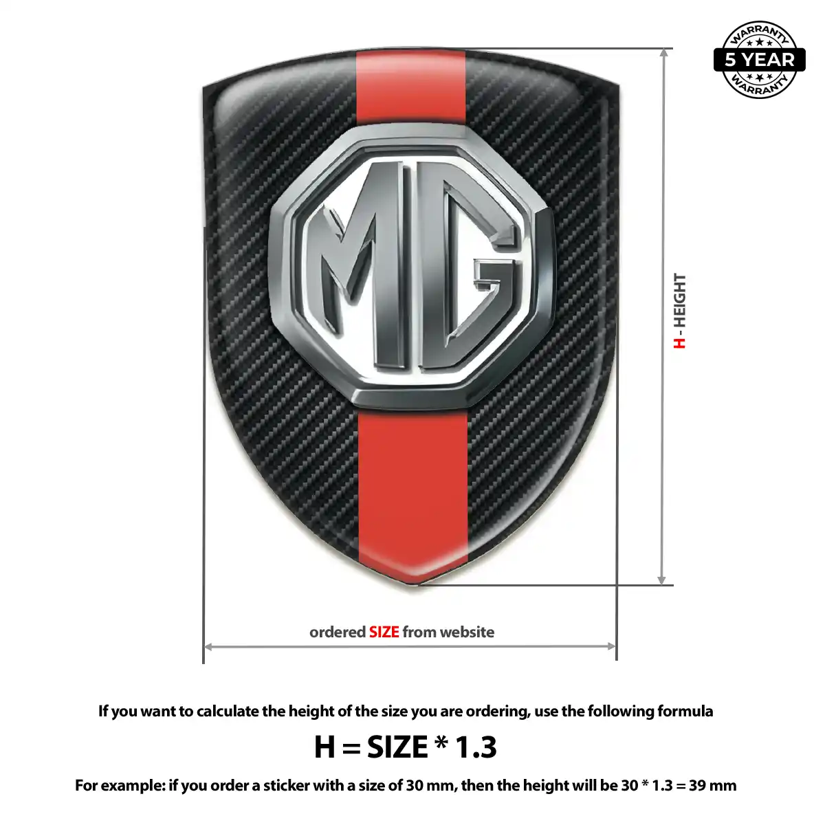 MG Silicone Badge Superior Craft